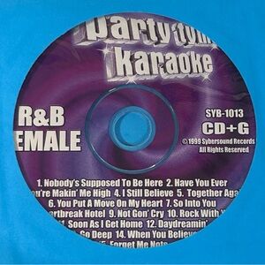 Party Tyme Karaoke: R&B Female CD+G Disc (Tested,
